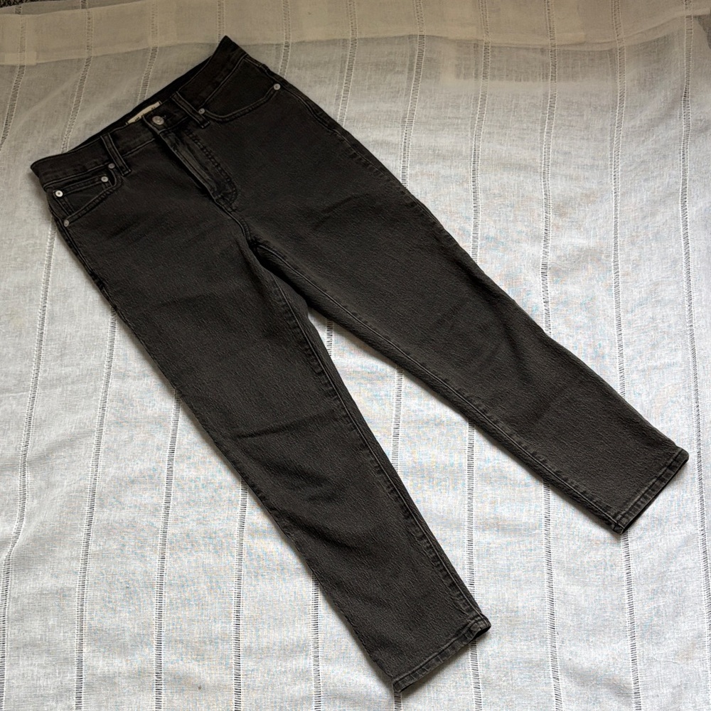Madewell NWOT Black Denim “The Perfect Vintage” High Rise Jeans